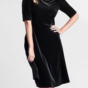 Lands End Velour Dress L(14-16)